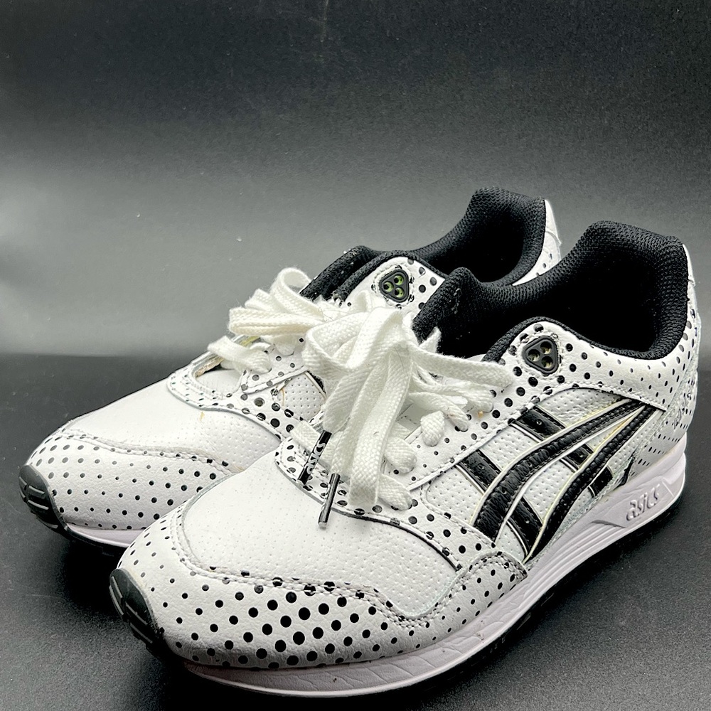 Asics Tiger gel saga black/white polka-dot 8.5